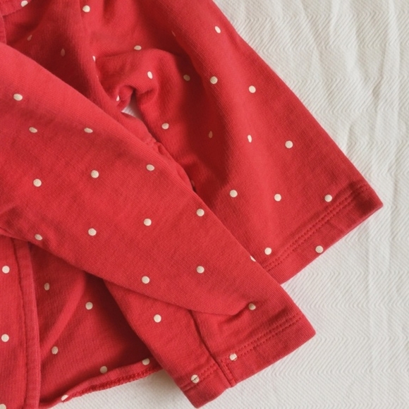 carter's double breasted french terry peacoat jacket 12 months baby girl - Picture 4 of 6